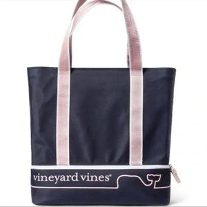 Vineyard Vines for Target; Whale Beach Tote Navy Blue & Light Pink